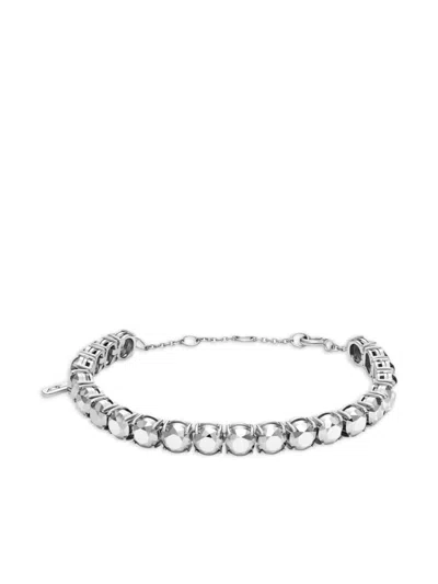 Diesel Dl1354040 Tennis Bracelet In Silver