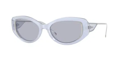 Diesel Dl2001mu 722/1 Occhiali Da Sole Blu Per Donna In Silver