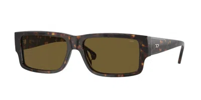 Diesel Dl2003 713/73 Occhiali Da Sole Tartarugatishell Per Uomo In Brown