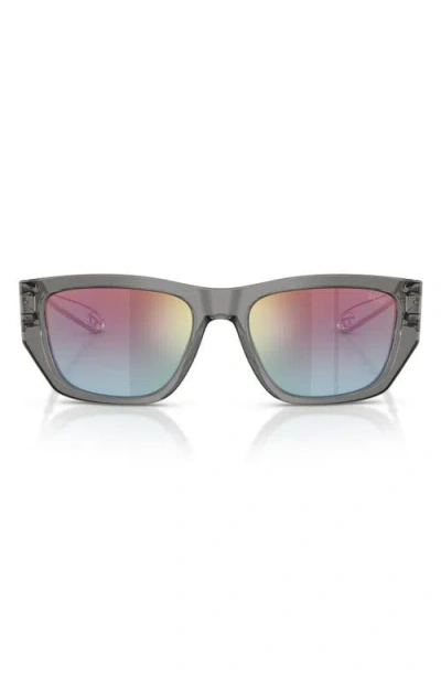Diesel ® Dl2006 54mm Gradient Square Sunglasses In Multi