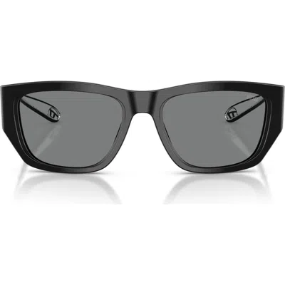 Diesel ® Dl2006 54mm Square Sunglasses In Black