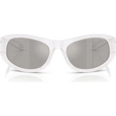Diesel ® Dl2007u 57mm Cat Eye Sunglasses In Neutral