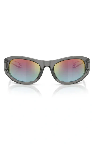 Diesel ® Dl2007u 57mm Gradient Cat Eye Sunglasses In Multi