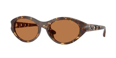 Diesel Dl3005u 201373 Occhiali Da Sole Tartarugatishell Per Donna In Brown