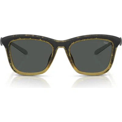 Diesel ® Dl3008u 53mm Square Sunglasses In Green
