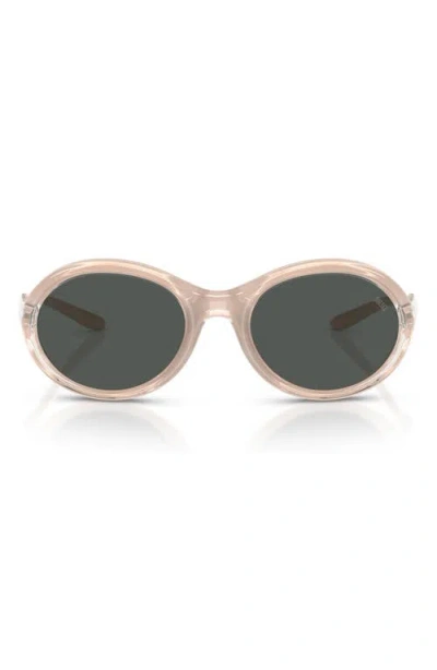 Diesel ® Dl3009u 55mm Oval Sunglasses In Brown