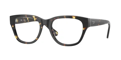 Diesel Dl4001 Men's Glasses, Tortoiseshell, Size 51 In Brown