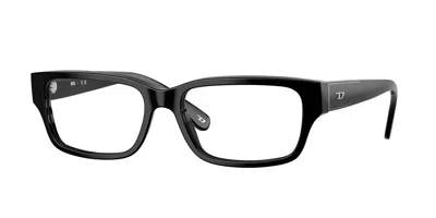 Diesel Dl4002f Asian Fit Men's Glasses, Black, Size 56