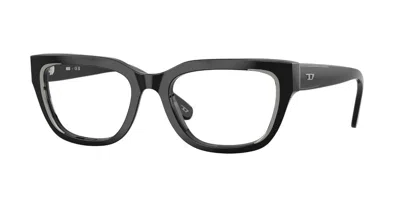 Diesel Dl4003 2001 Men's Glasses Black Size 52 - Free Lenses - Blue Light Block Available