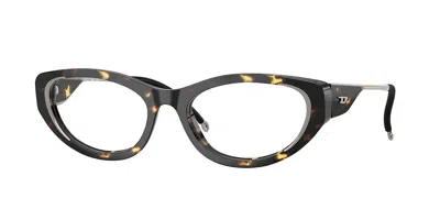Diesel Dl4004 Women's Glasses, Tortoiseshell, Size 55 In Brown