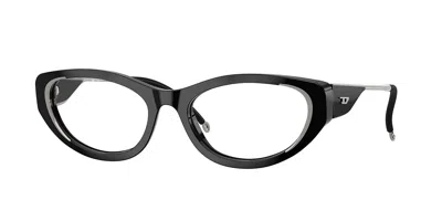 Diesel Dl4004f Asian Fit Women's Glasses, Black, Size 55