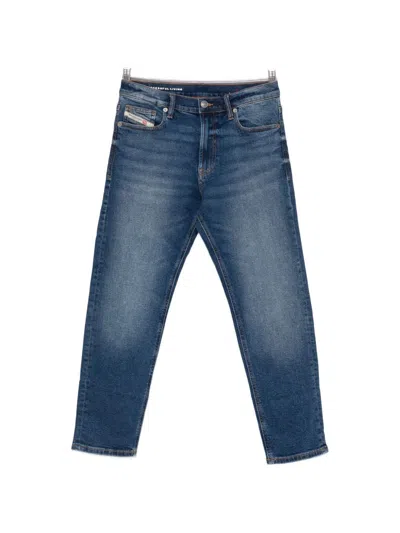 Diesel Kids' D-lucas-j Jeans With Belt Loops In Blue
