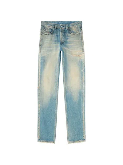 Diesel D-macs 09n30 Faded-effect Jeans In Blue