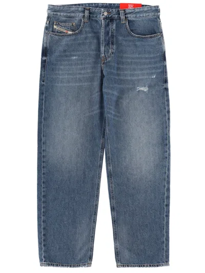 Diesel D-macs Distressed Denim In Blue