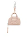 Diesel Dome 1dr Charms Keyring In Pink