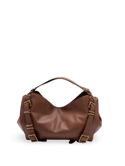 Diesel D-one Medium Handbag In Brown