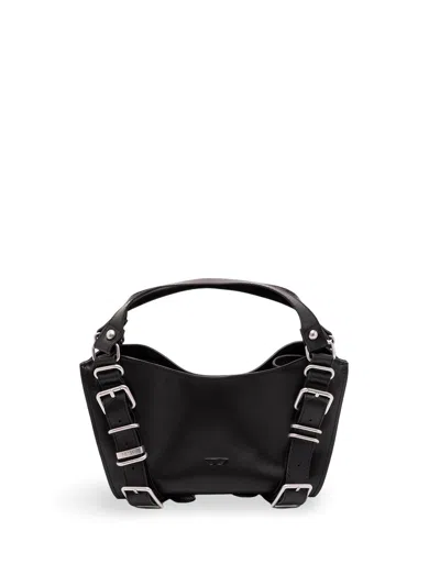 Diesel D-one Small Handbag In Black