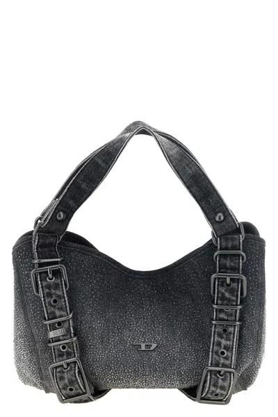 Diesel 'd-one' Small Handbag In Nero