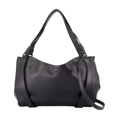Diesel D-one Top Handle M Shopper Bag -  - Leather - Black In White