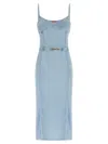 Diesel D-ony Dresses Light Blue In Gray