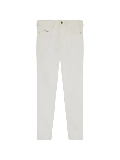 Diesel Doris-ne Slim-fit Jeans In White