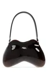 Diesel Double-d Rigid Shoulder Bag In Brown