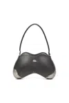 Diesel Double-d-rigid Shoulder Bag In Brushed Pu