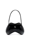 Diesel Double-d-rigid Shoulder Bag In Dégradé Glossy Pu