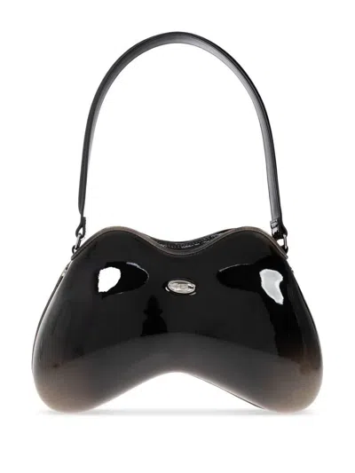 Diesel Double-d Shoulder Bag Bags In Black