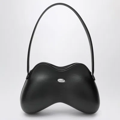 Diesel Double-d Shoulder Bag In Black