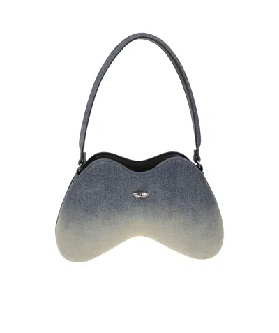 Diesel Shoulder Bag In Solarised Denim In Multi