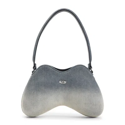 DIESEL DIESEL  DOUBLE-D SHOULDER BAG IN DENIM