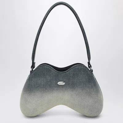 Diesel Double-d Shoulder Bag In Denim