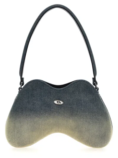 Diesel Double-d Shoulder Shoulder Bags Blue