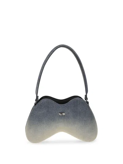 Diesel Double D Tote Bag In Blau