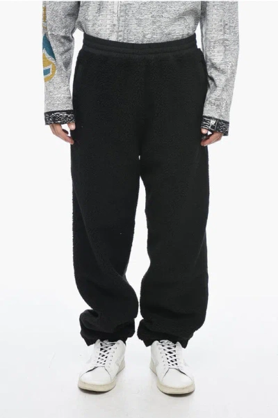 Diesel Double Fabric P-ovady Joggers In Black
