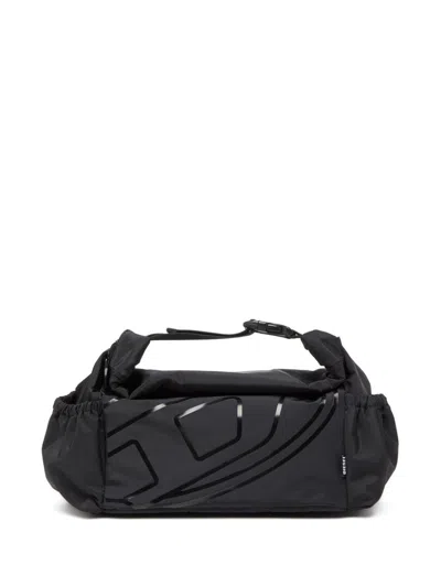 Diesel Drape Wash Bag In Black
