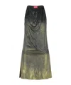 Diesel Graphite Acetate Blend Dress Women In Green
