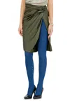 Diesel Draped Pencil Skirt With Split
