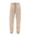 Diesel Drawstring Side Stripe Trousers In Neutral