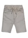 Diesel Drawstring Denim Shorts In 灰色
