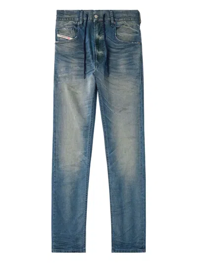 Diesel Drawstring Jeans In Blue