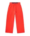 Diesel Drawstring Sweatpants In Red