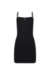 Diesel Black D-hopy-d Minidress In Black