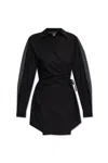 Diesel D Elphi Den Dress Woman In Black Cotton In Black