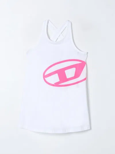 Diesel Dress  Kids Colour White