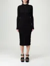 Diesel Dress "d-mokky-ls-microdiv" In Black