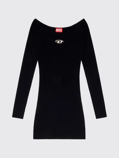 DIESEL DRESS DIESEL WOMAN COLOR BLACK,H24984002