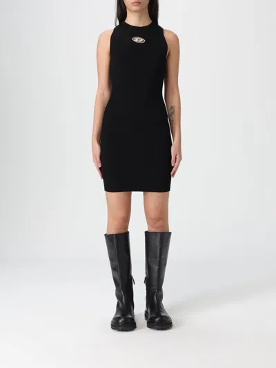 DIESEL DRESS DIESEL WOMAN COLOR BLACK,H46986002