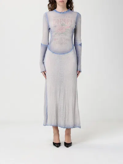 Diesel D-anila Midi Dress In White